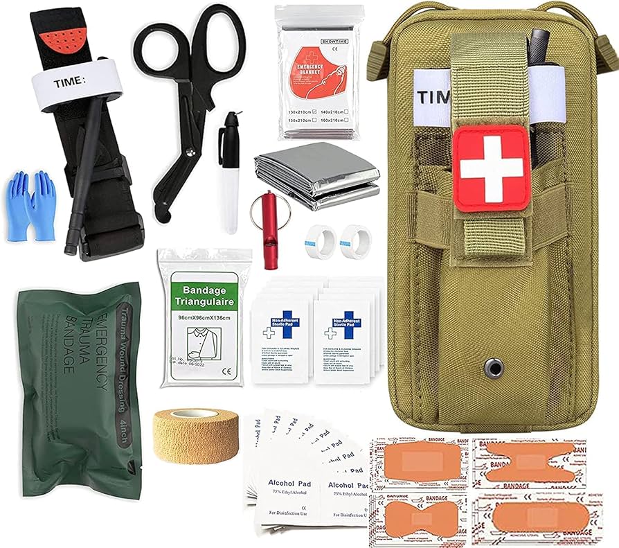 Amazon.co.jp: Med Kit 外傷キット 止血帯付き 緊急サバイバル